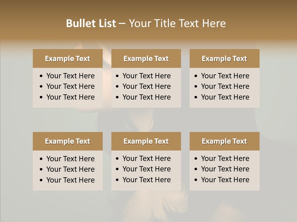 White Curls Elegance PowerPoint Template