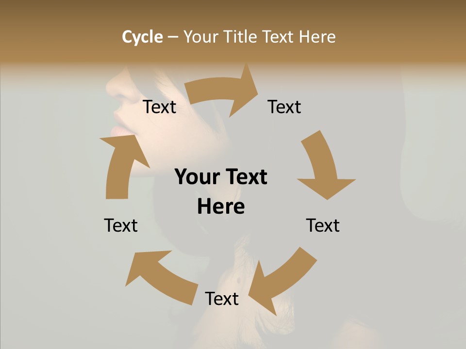 White Curls Elegance PowerPoint Template