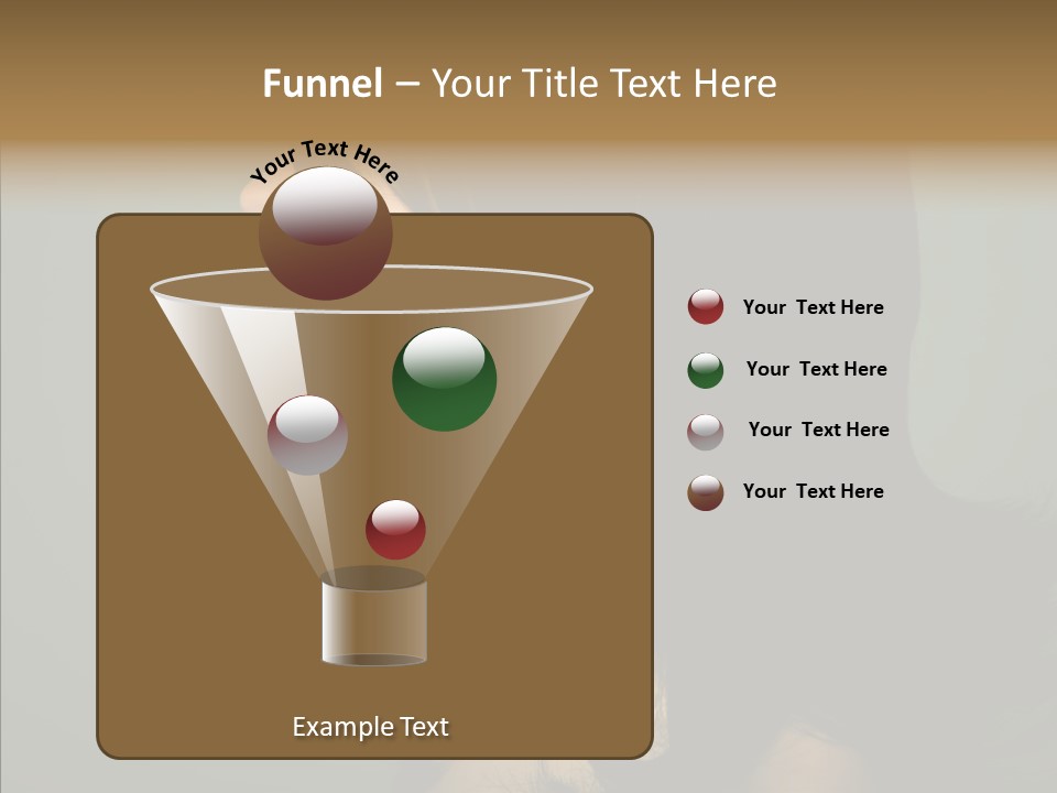 White Curls Elegance PowerPoint Template