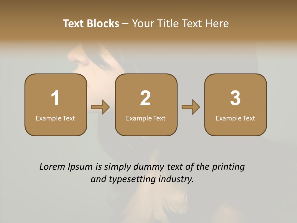 White Curls Elegance PowerPoint Template