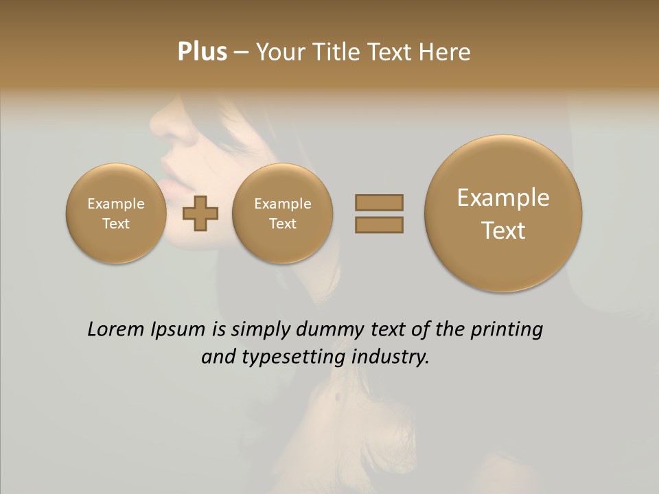 White Curls Elegance PowerPoint Template