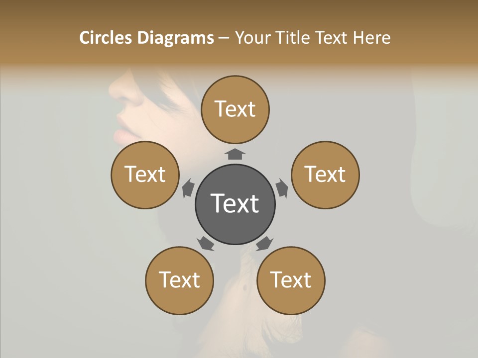 White Curls Elegance PowerPoint Template