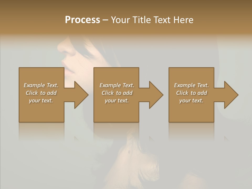 White Curls Elegance PowerPoint Template