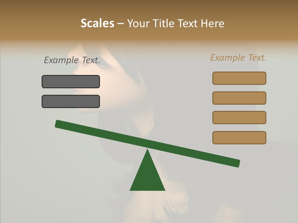White Curls Elegance PowerPoint Template