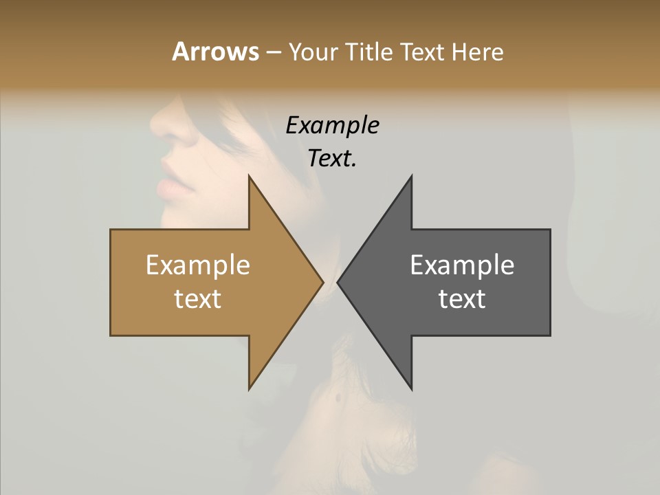 White Curls Elegance PowerPoint Template