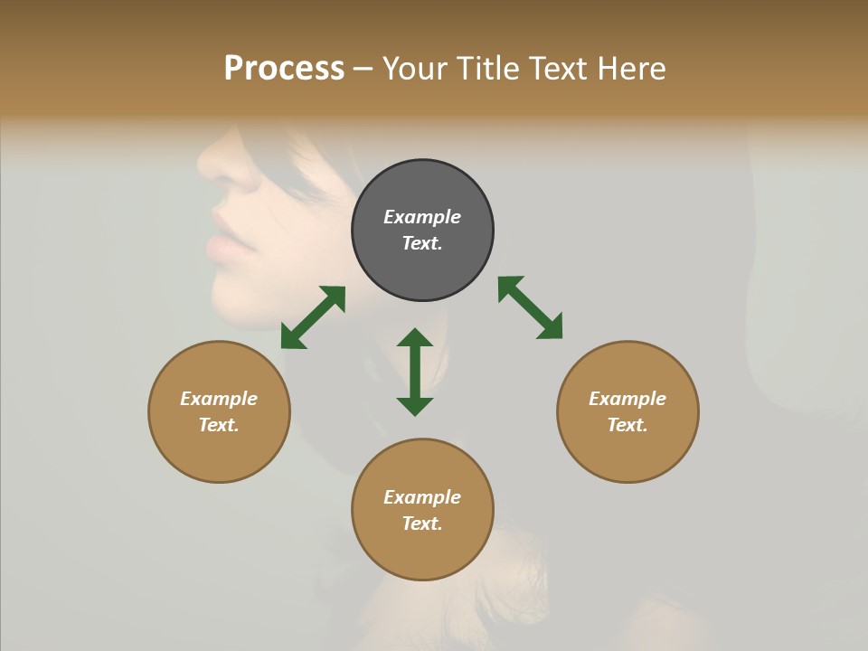 White Curls Elegance PowerPoint Template