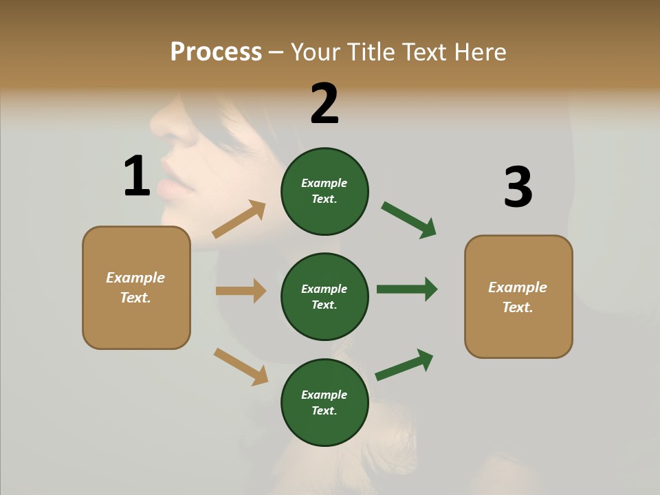 White Curls Elegance PowerPoint Template