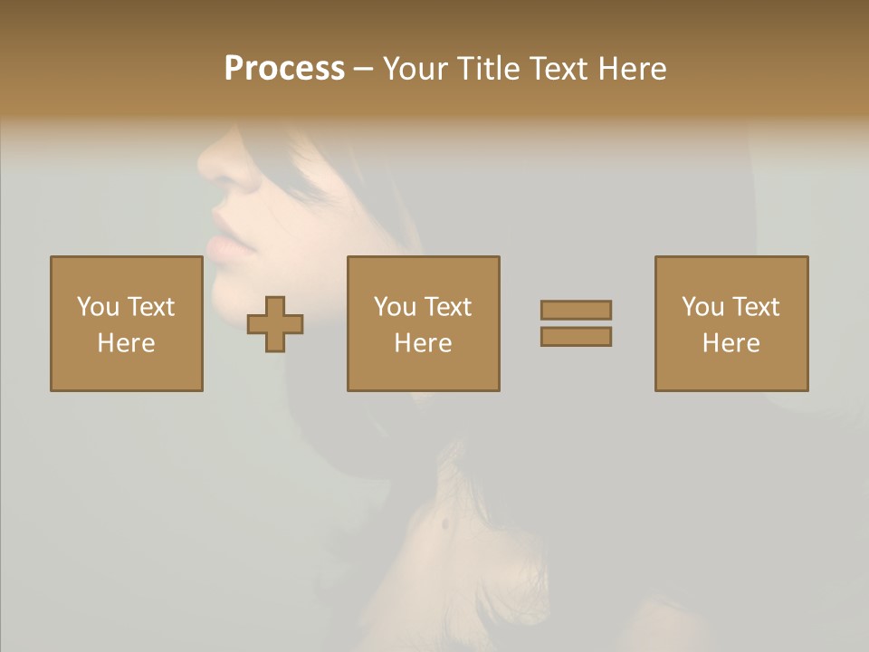 White Curls Elegance PowerPoint Template