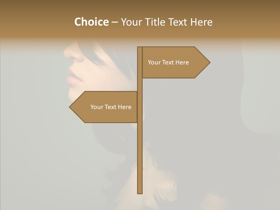 White Curls Elegance PowerPoint Template