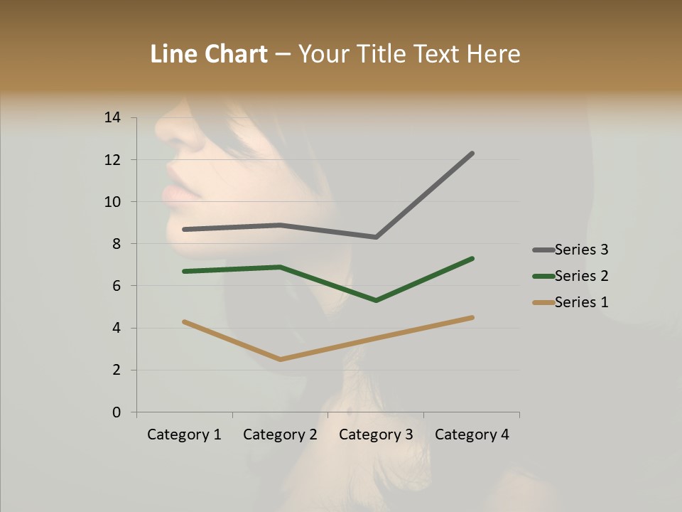 White Curls Elegance PowerPoint Template