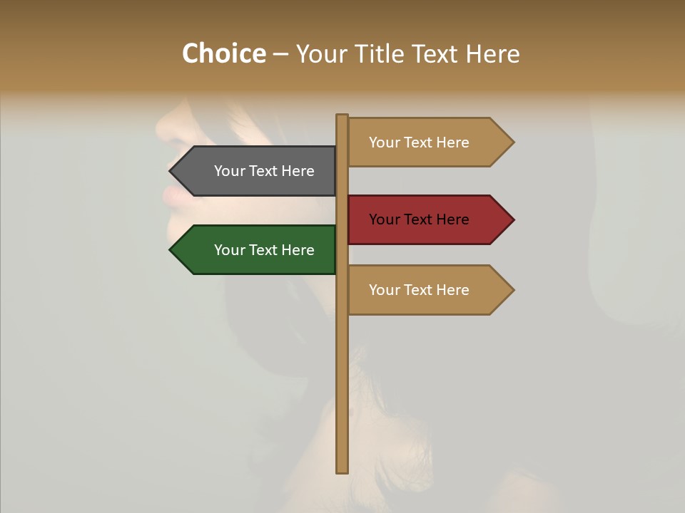 White Curls Elegance PowerPoint Template