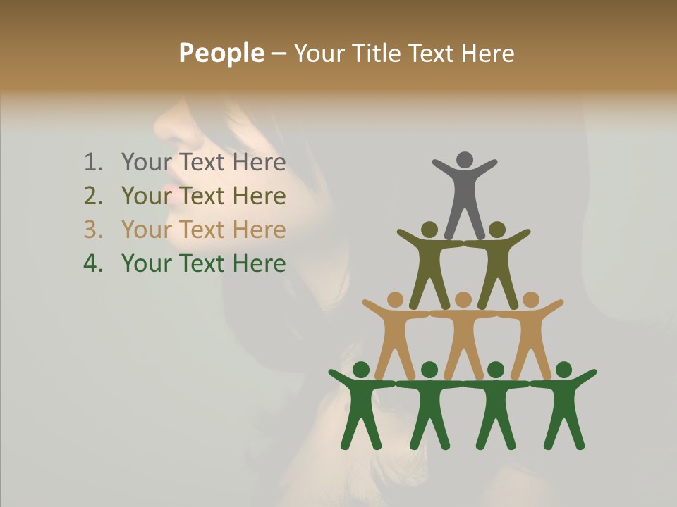 White Curls Elegance PowerPoint Template