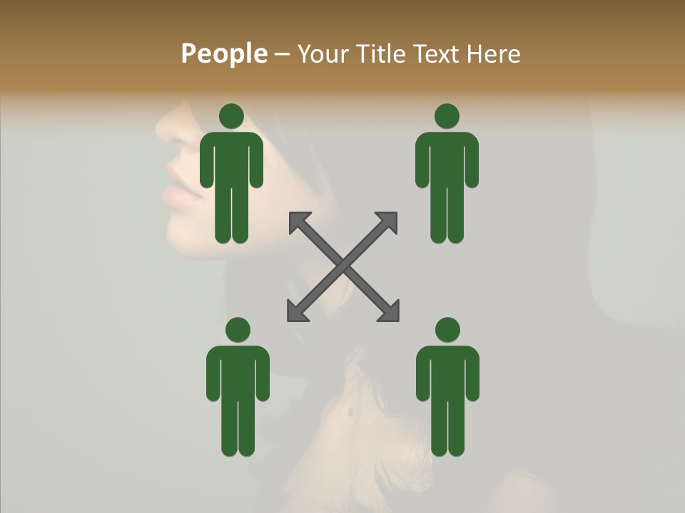 White Curls Elegance PowerPoint Template