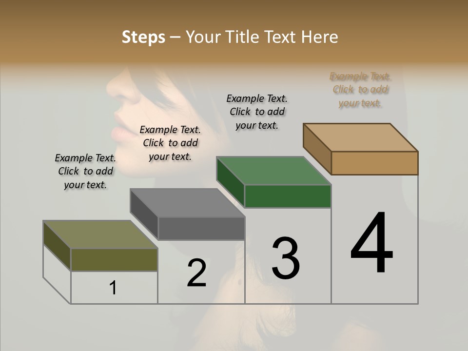 White Curls Elegance PowerPoint Template