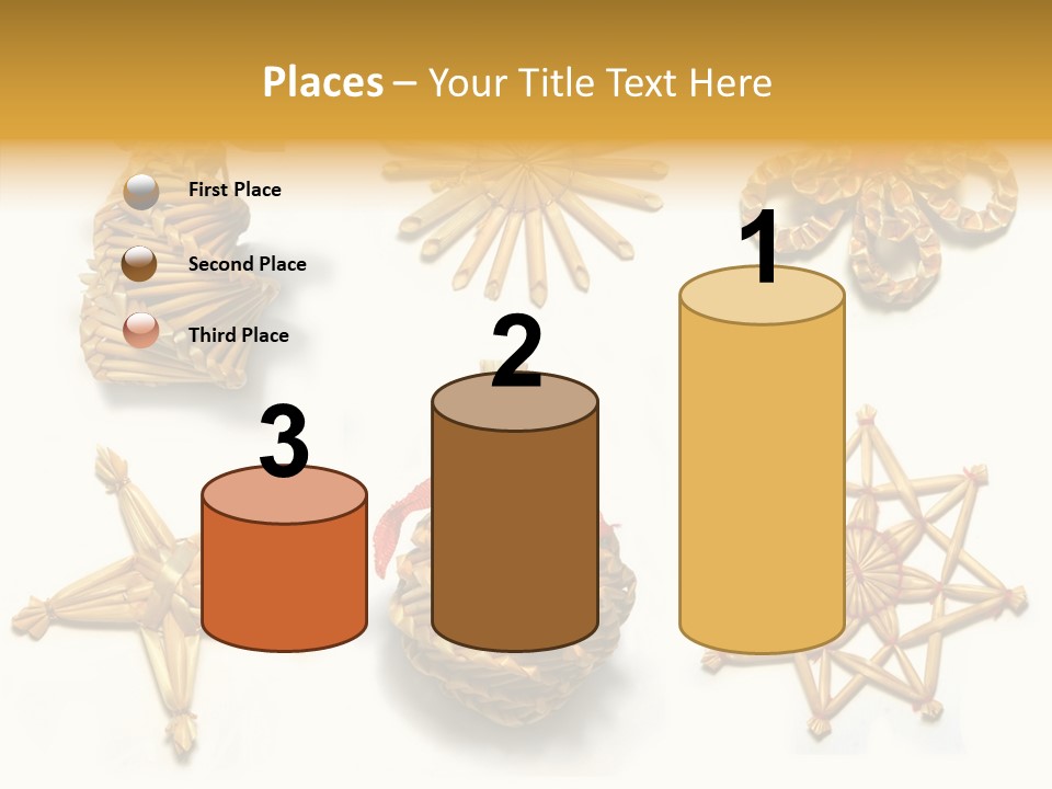 Natural Ribbon Photo PowerPoint Template