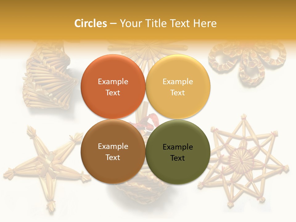 Natural Ribbon Photo PowerPoint Template