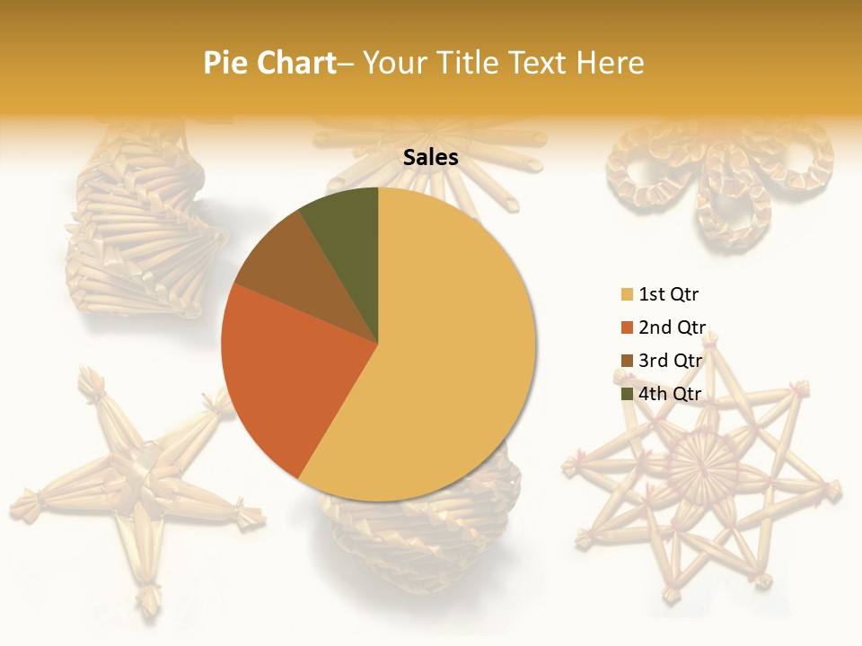 Natural Ribbon Photo PowerPoint Template