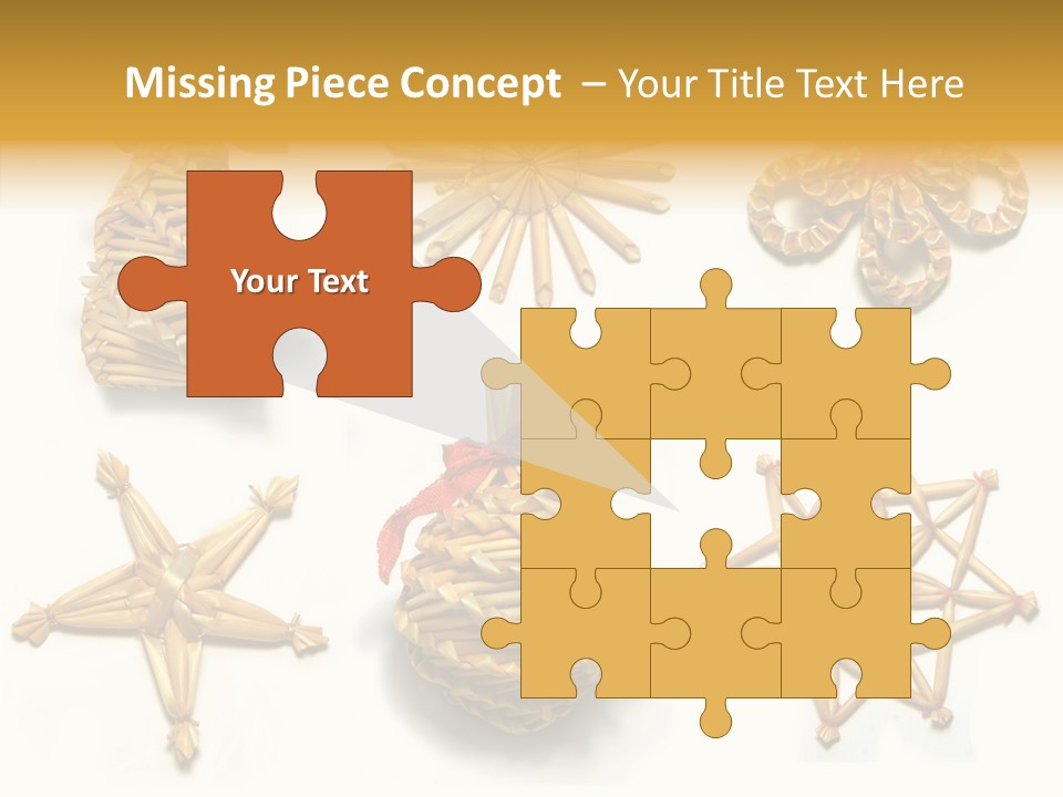 Natural Ribbon Photo PowerPoint Template