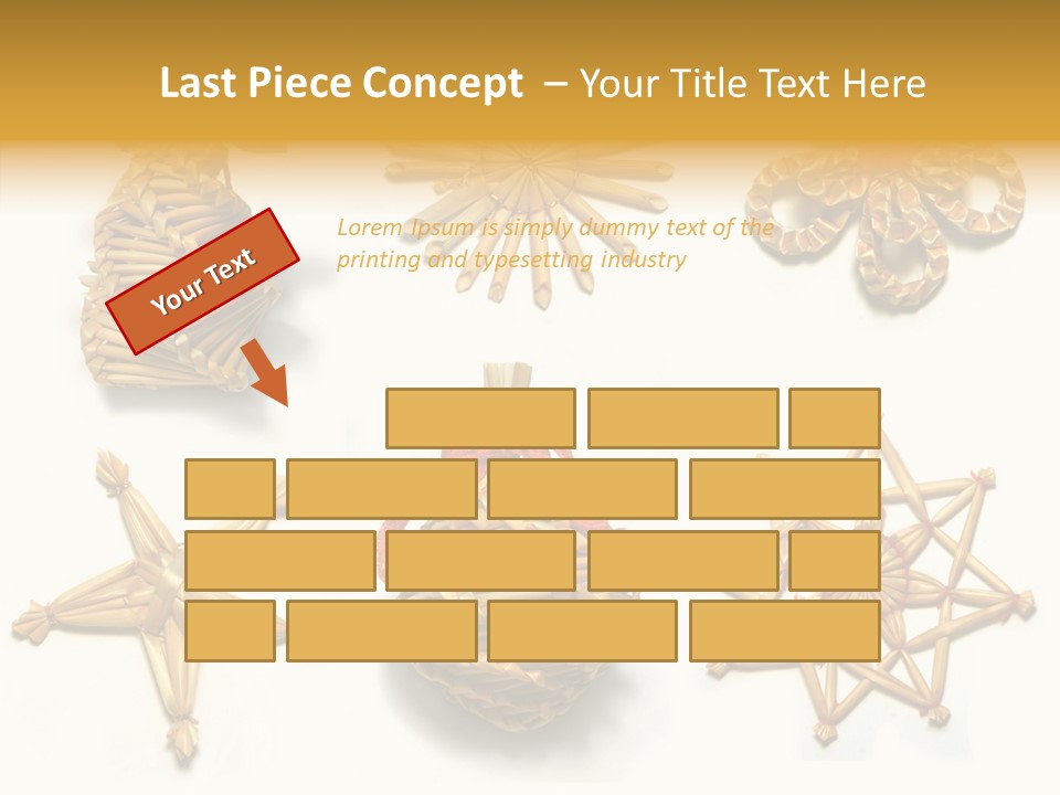 Natural Ribbon Photo PowerPoint Template