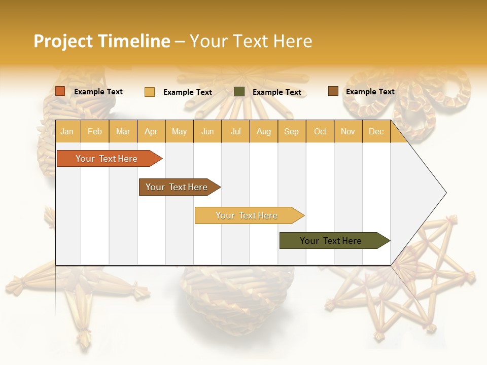 Natural Ribbon Photo PowerPoint Template
