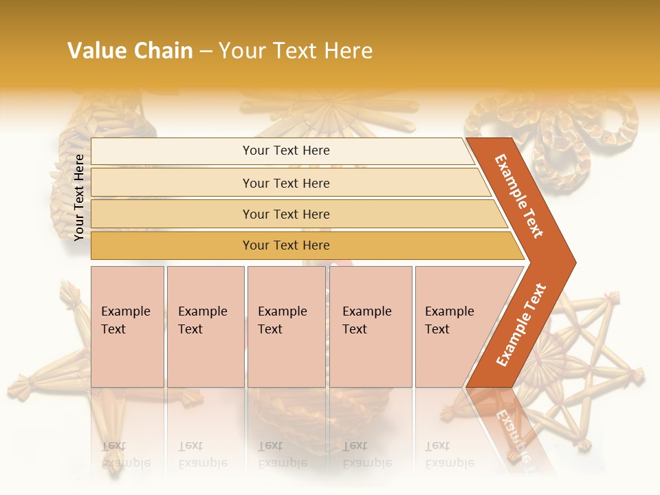 Natural Ribbon Photo PowerPoint Template