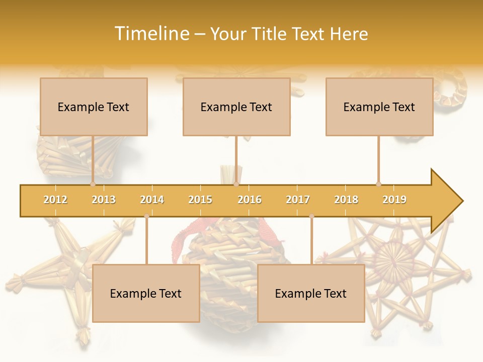 Natural Ribbon Photo PowerPoint Template