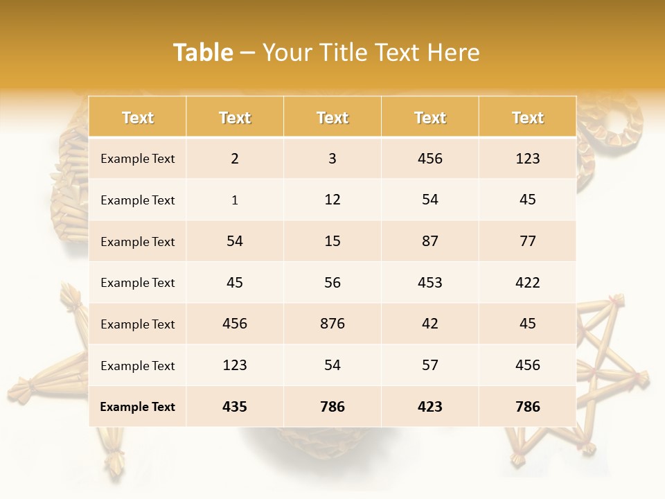 Natural Ribbon Photo PowerPoint Template