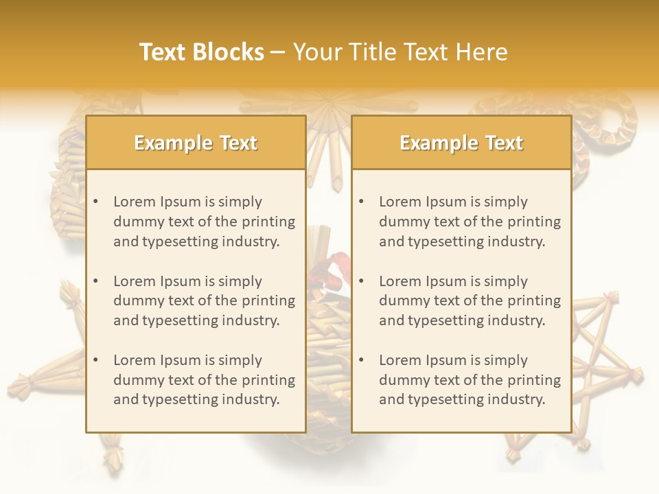 Natural Ribbon Photo PowerPoint Template