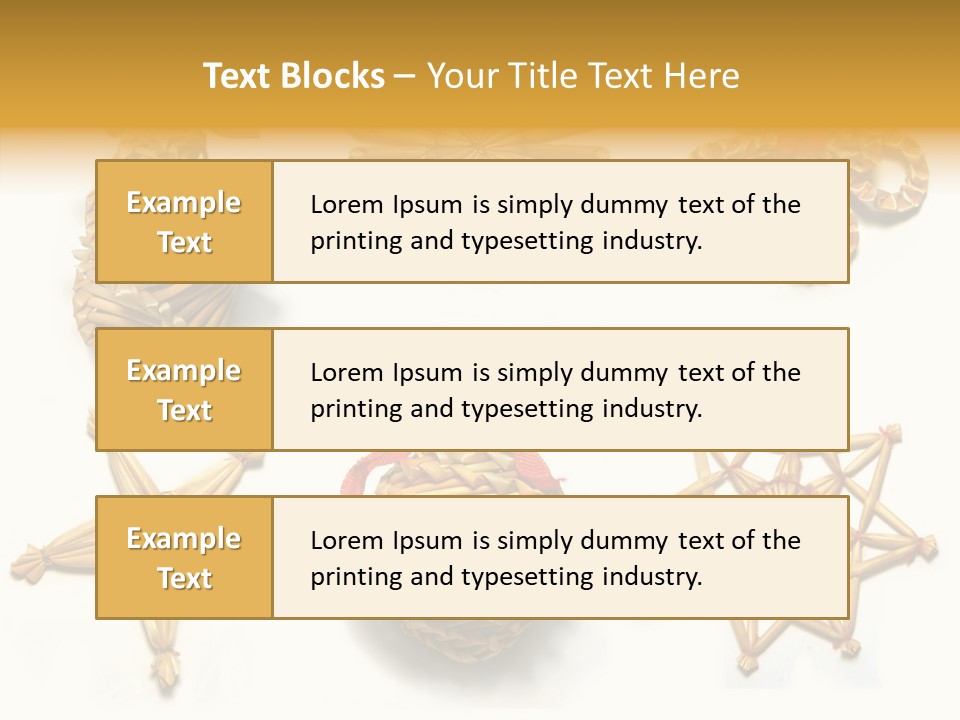 Natural Ribbon Photo PowerPoint Template