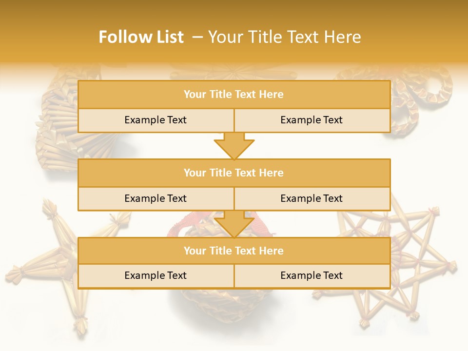 Natural Ribbon Photo PowerPoint Template