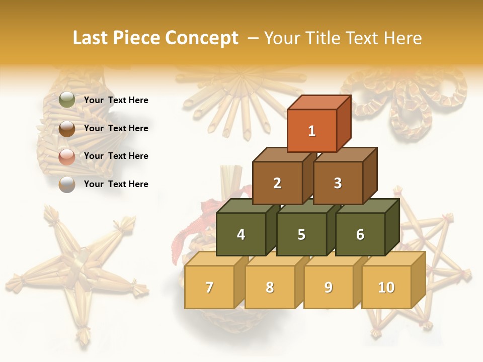 Natural Ribbon Photo PowerPoint Template