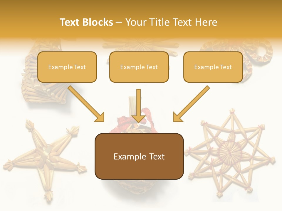 Natural Ribbon Photo PowerPoint Template