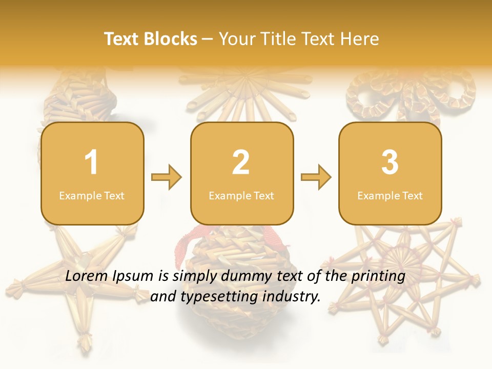 Natural Ribbon Photo PowerPoint Template