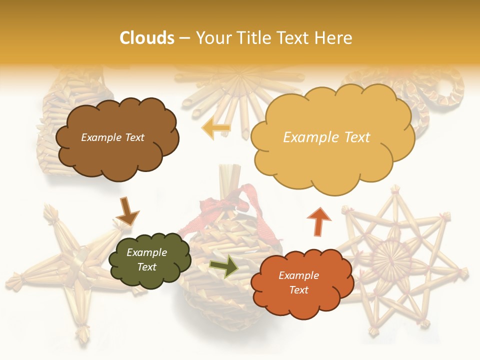 Natural Ribbon Photo PowerPoint Template