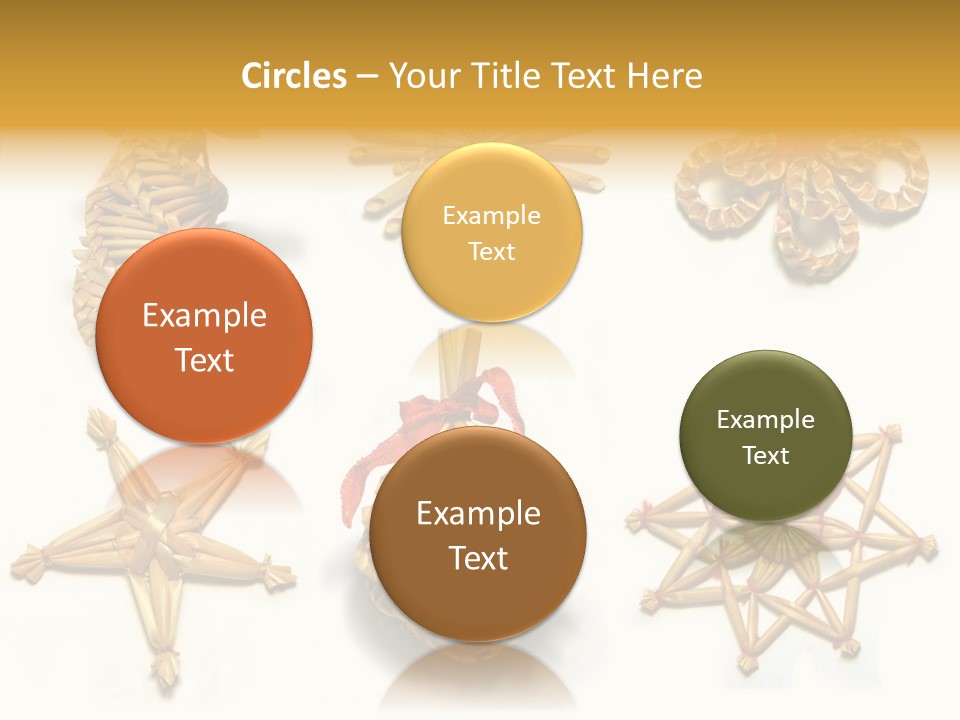 Natural Ribbon Photo PowerPoint Template