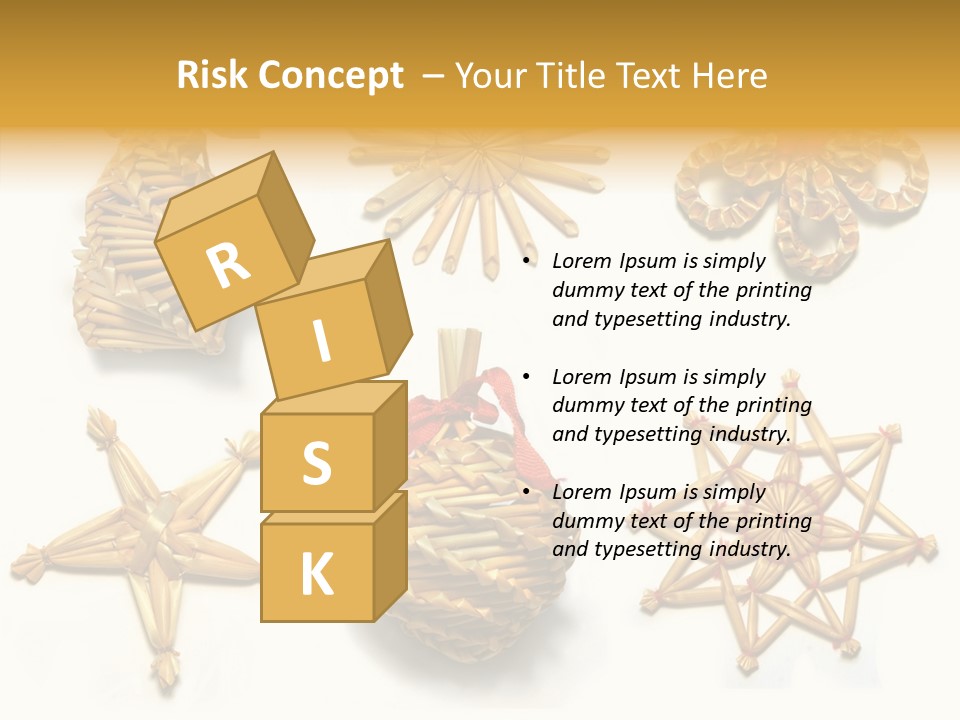 Natural Ribbon Photo PowerPoint Template