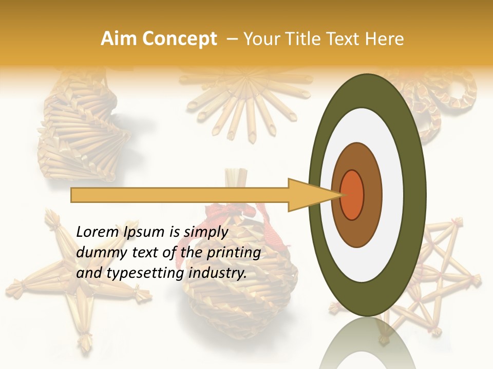 Natural Ribbon Photo PowerPoint Template