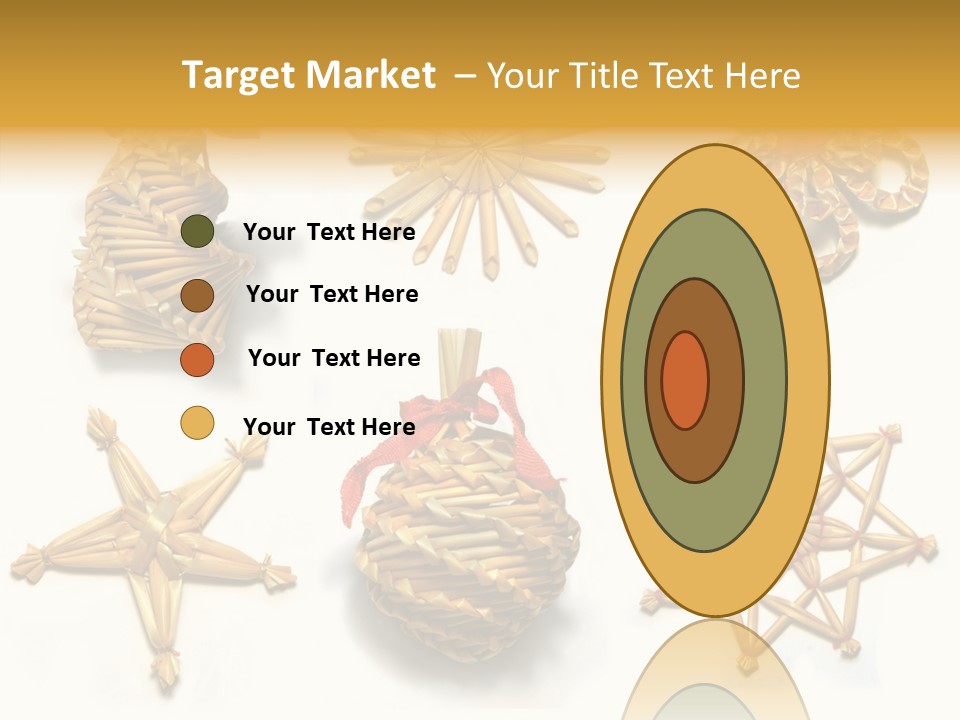 Natural Ribbon Photo PowerPoint Template