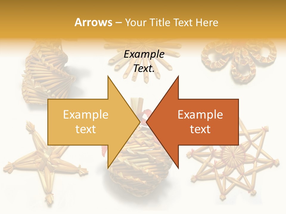 Natural Ribbon Photo PowerPoint Template