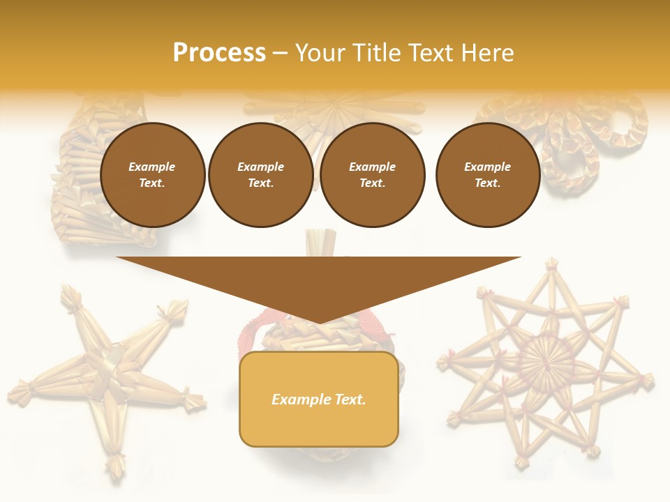 Natural Ribbon Photo PowerPoint Template