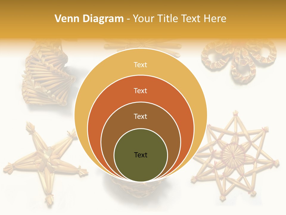 Natural Ribbon Photo PowerPoint Template