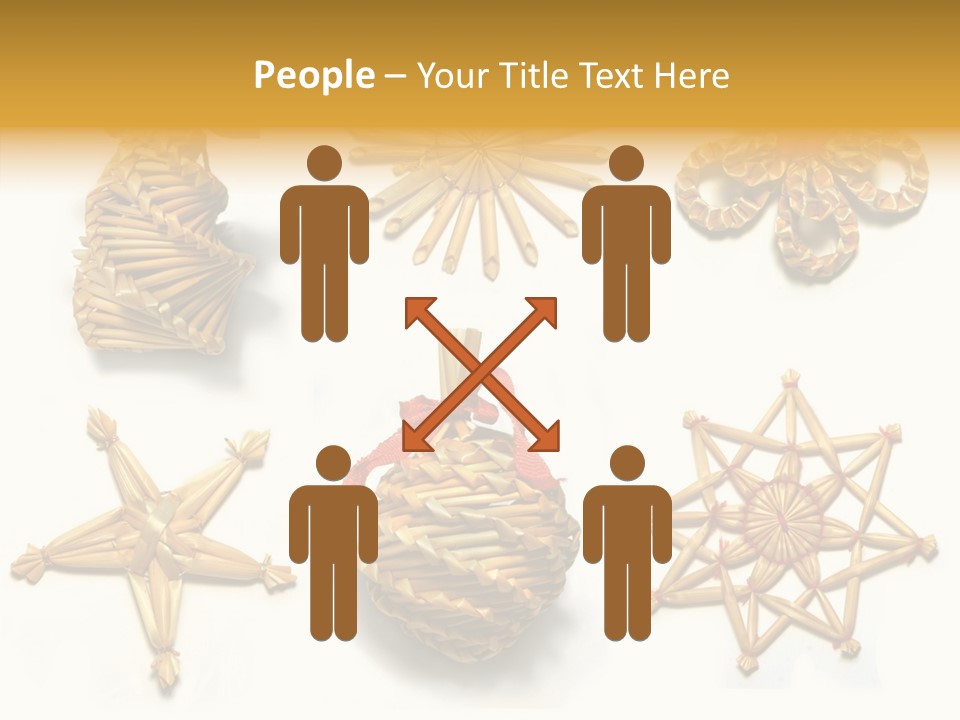 Natural Ribbon Photo PowerPoint Template