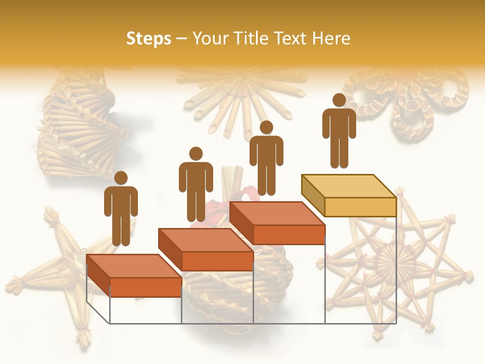 Natural Ribbon Photo PowerPoint Template