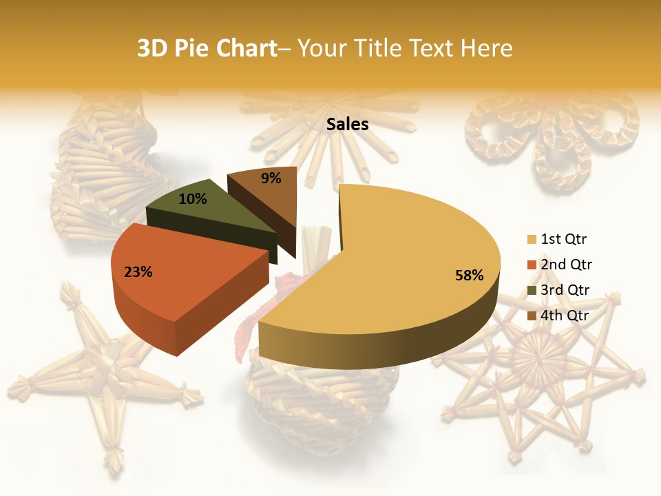 Natural Ribbon Photo PowerPoint Template