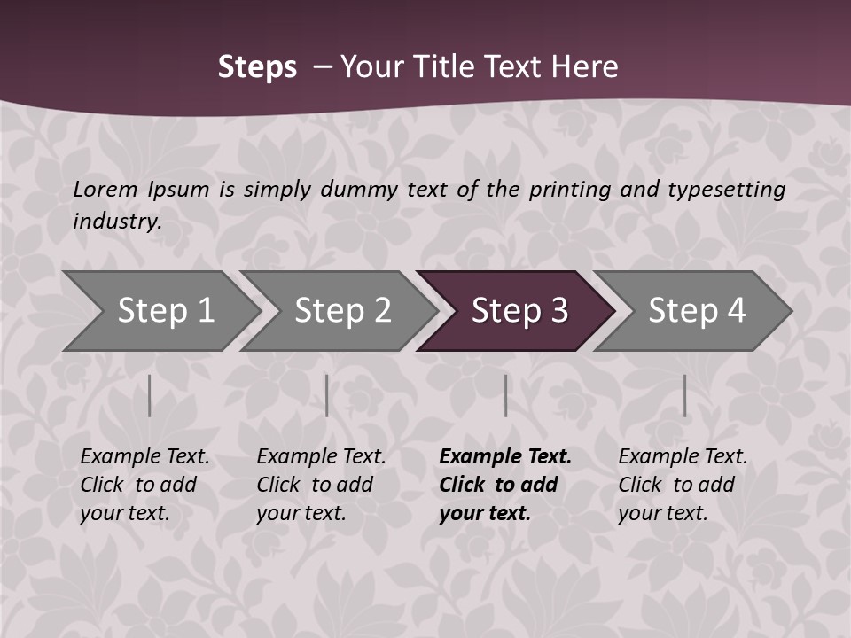 Leaf Paper Plain PowerPoint Template
