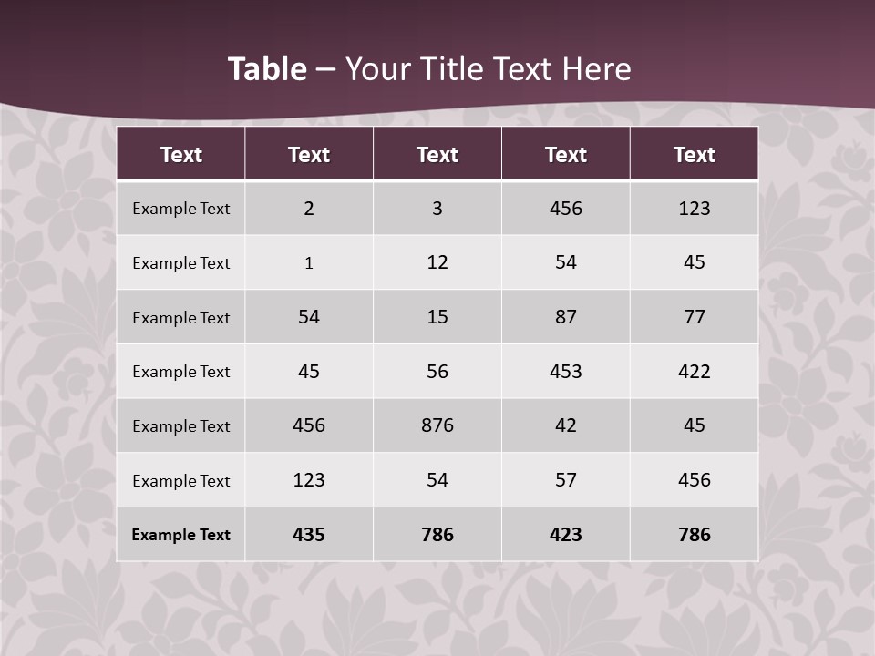 Leaf Paper Plain PowerPoint Template