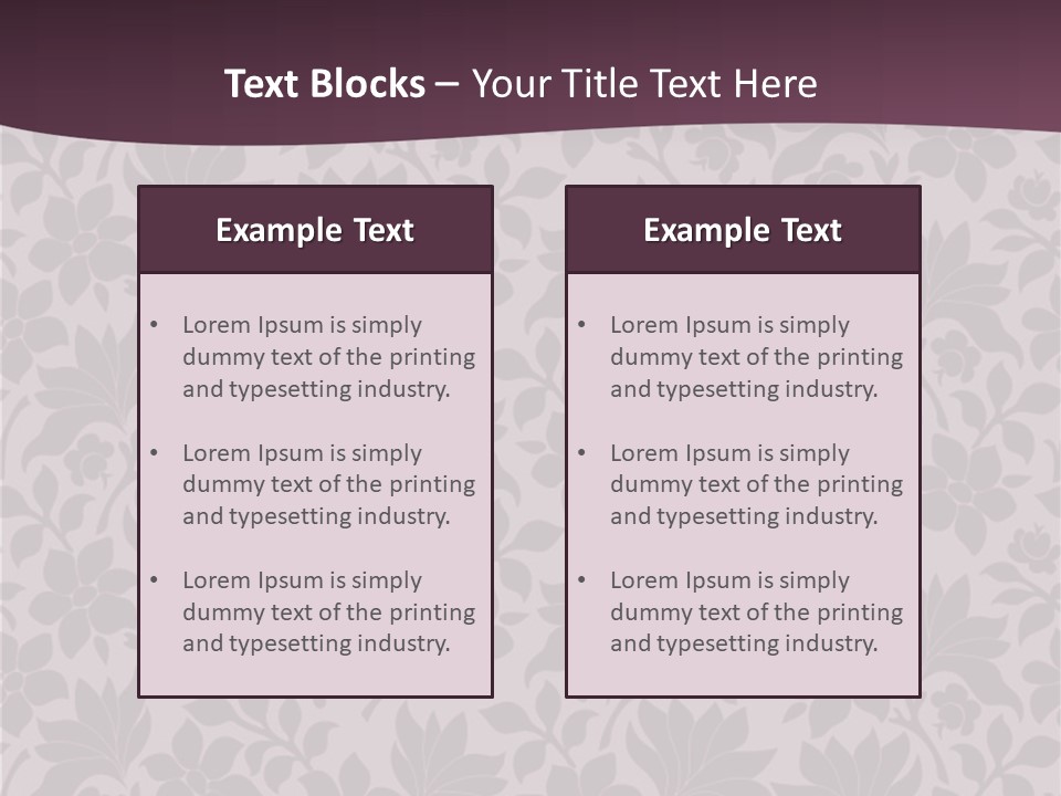 Leaf Paper Plain PowerPoint Template