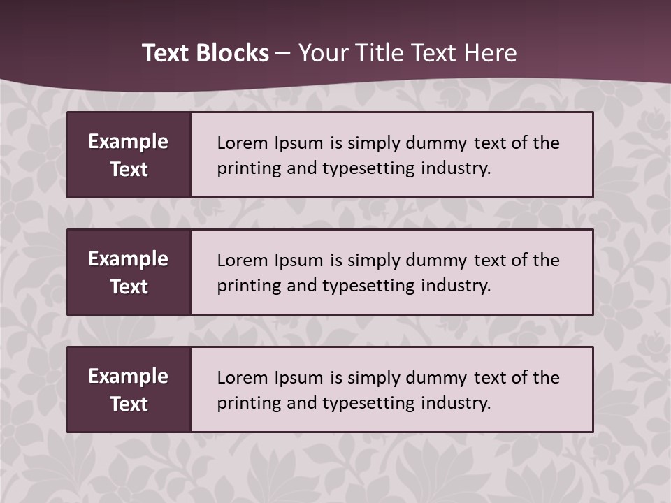 Leaf Paper Plain PowerPoint Template