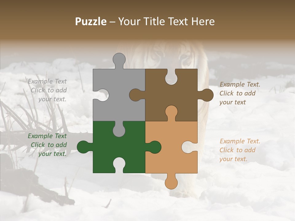 Ferocious Mammal Fierce PowerPoint Template