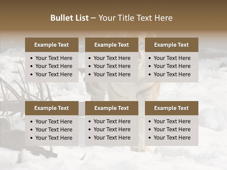 Ferocious Mammal Fierce PowerPoint Template